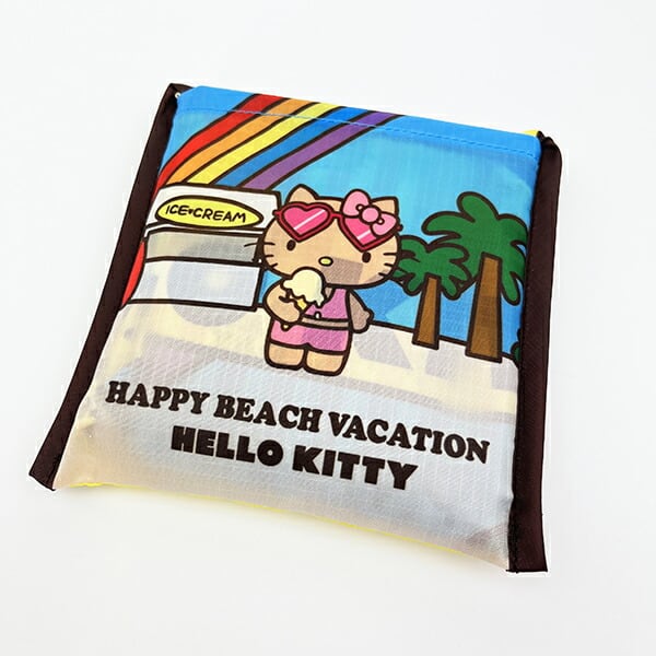 サンリオ ハローキティ 日焼け キティ エコバッグ(M) イエロー Sanrio