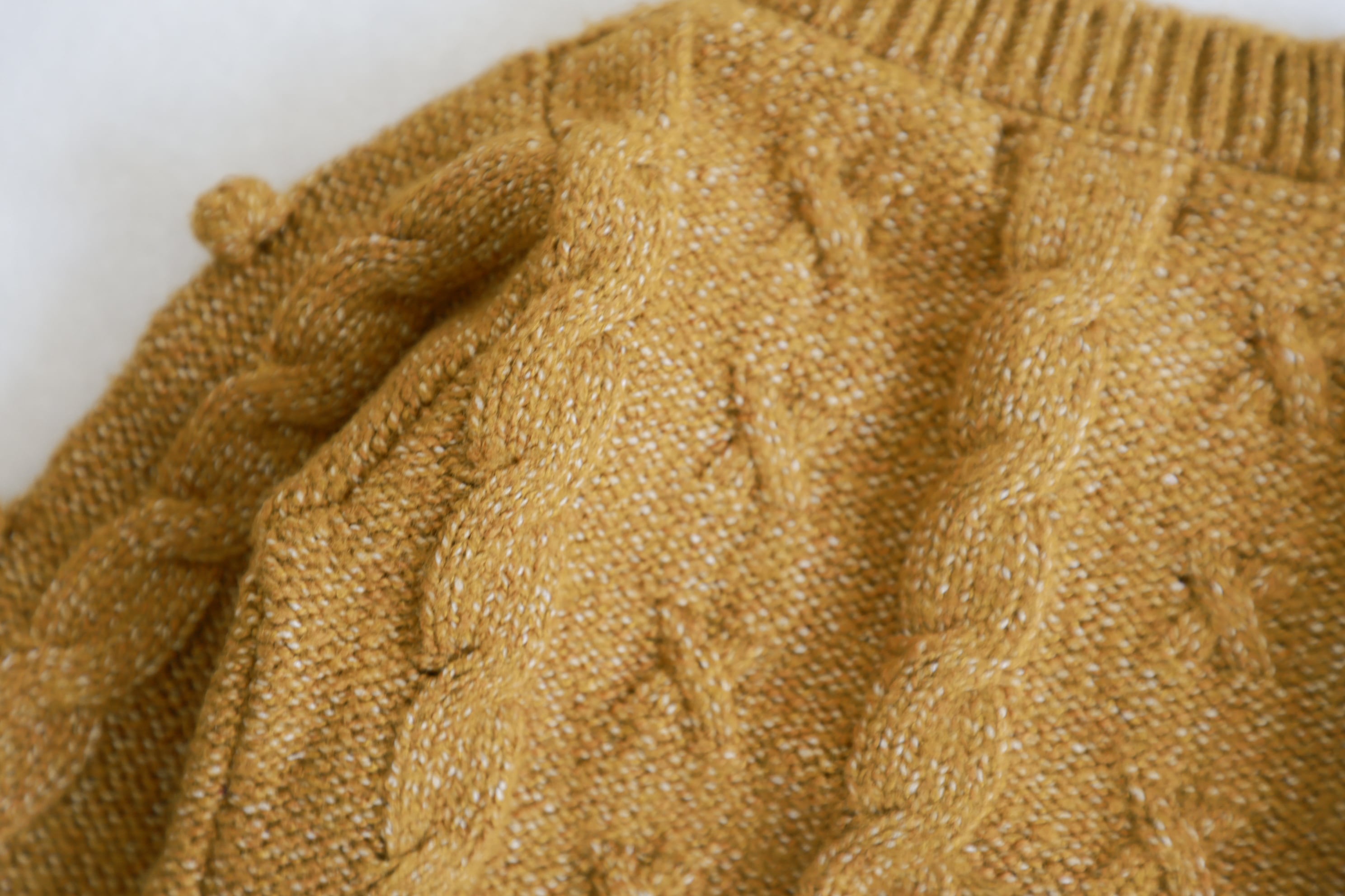 Rylee + Cru (ライリー アンド クルー) / BOBBLE CARDIGAN / GOLDEN