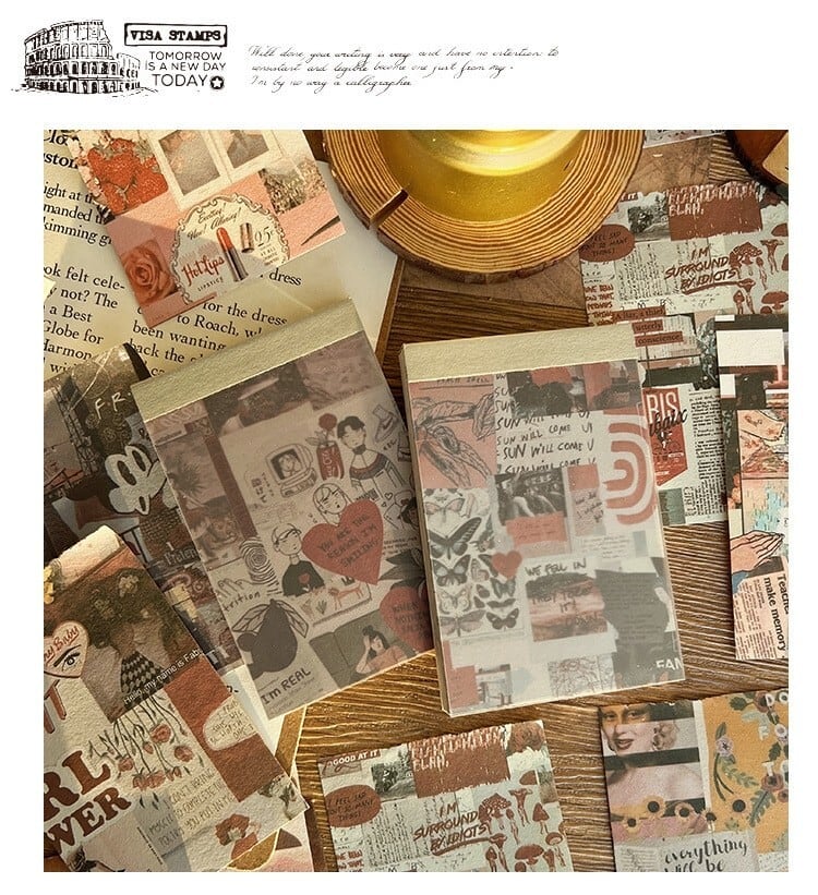 海外ダイカットメモ3種エンジェルハート