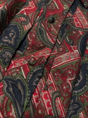 warm color retro pattern shirt-5083-12