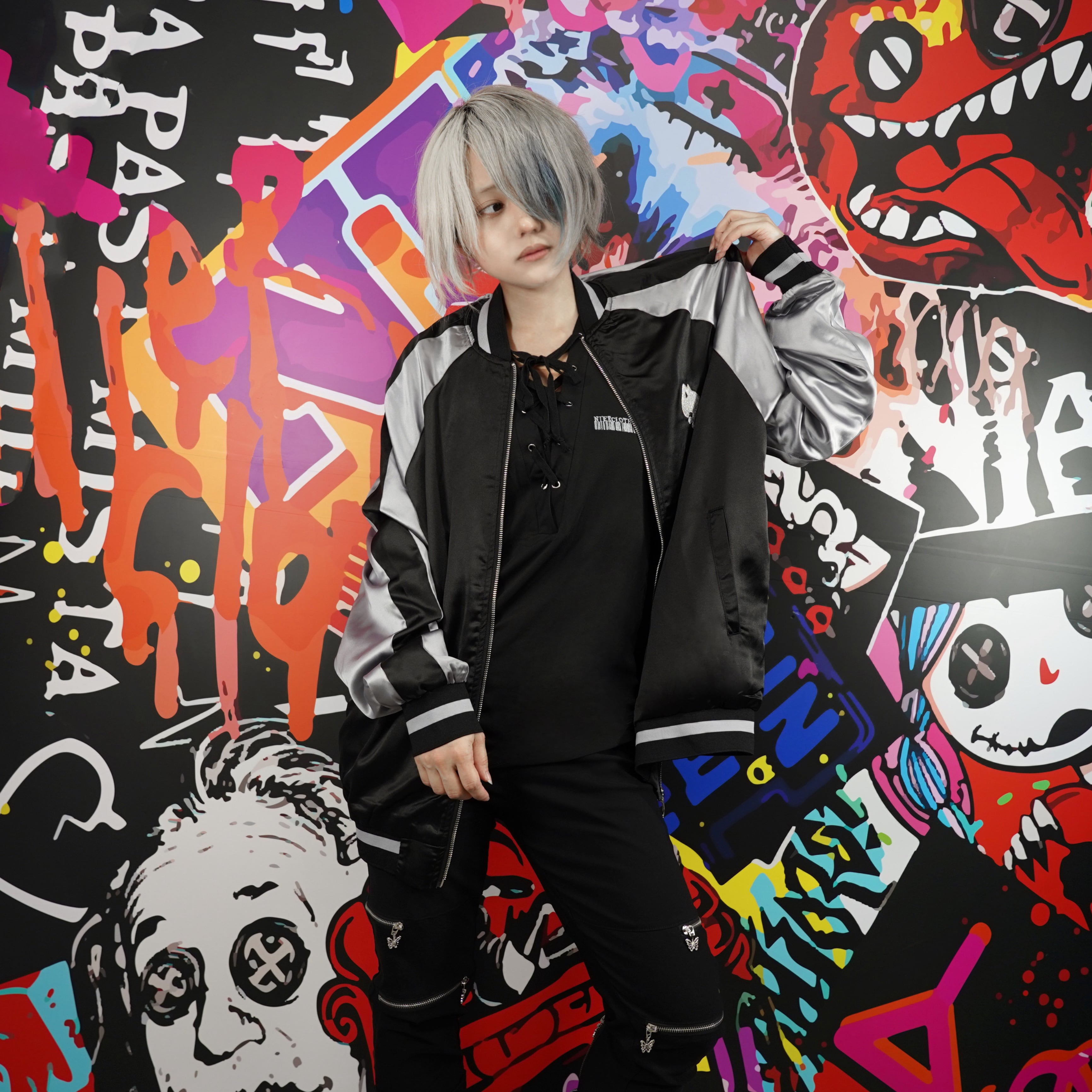 全刺繍DRIPPING EYEスカジャン | NIER CLOTHING