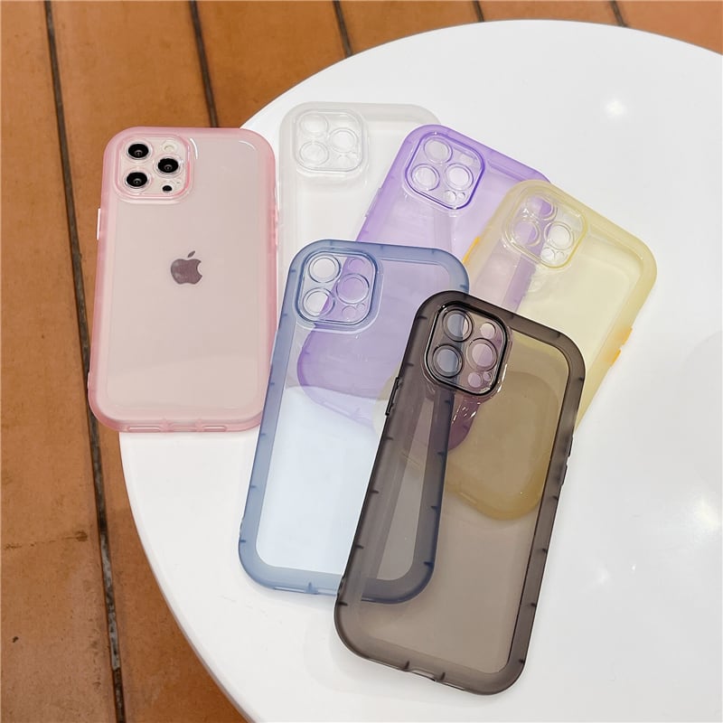 透明カバーで飽き知らず◎人気 クリアケース iphone 透明 スマホケース 5color ND-14573