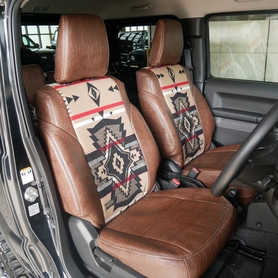 新型ジムニー JB64・シエラJB74用 ペンドルトンコラボシート  