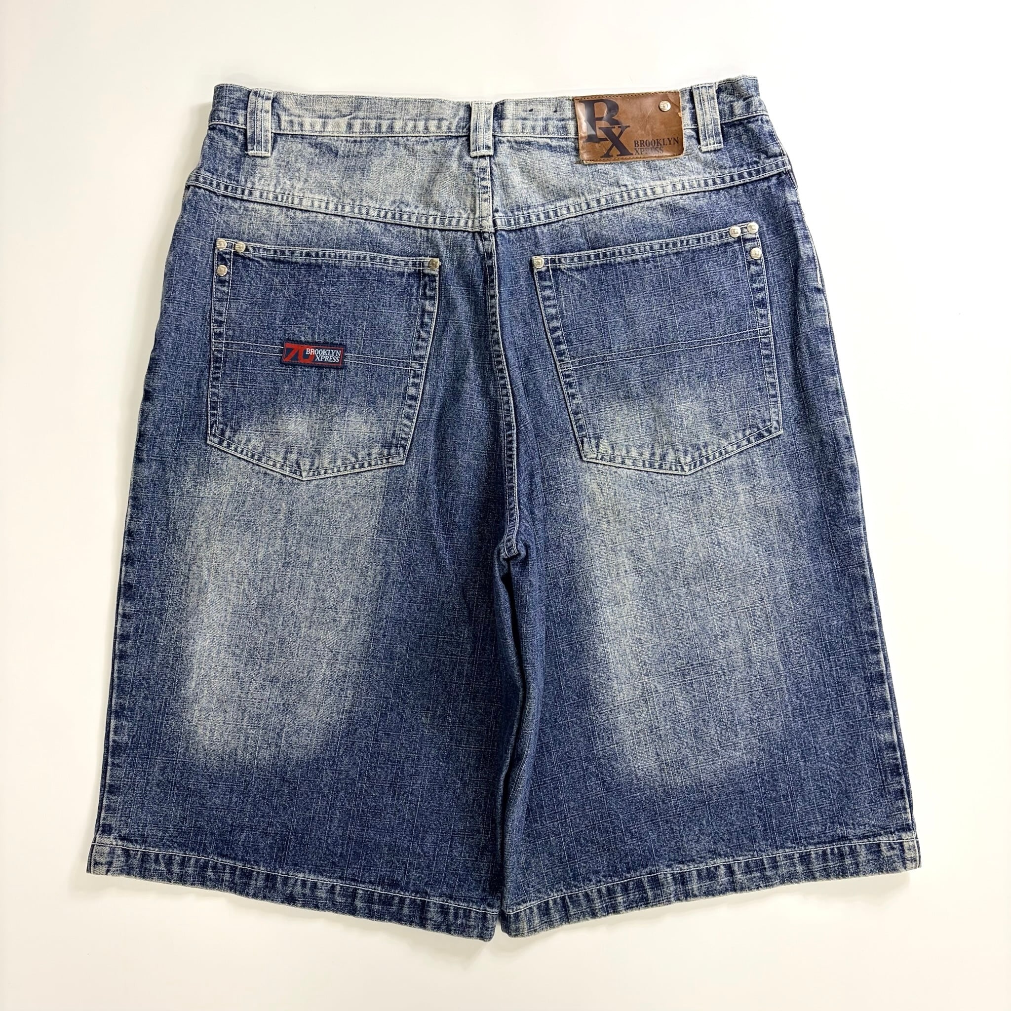 00s BROOKLYN XPRESS baggy denim shorts