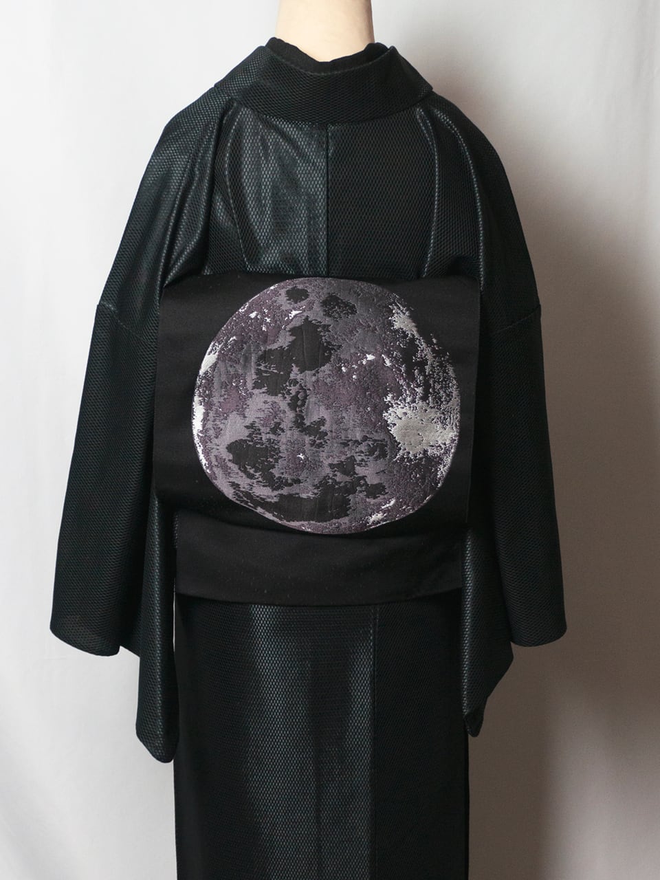 Rumi Rock 正絹 博多織名古屋帯「月面」 [E634] | Rumi Rock Store