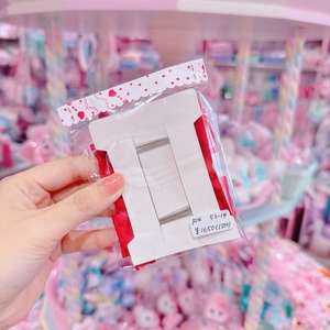 【R14】51-14くるみキャンディリボンツイードツインヘアクリップ