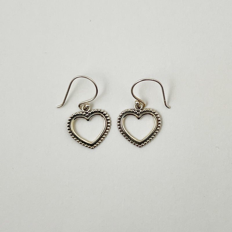 ハート ドット フック ピアス