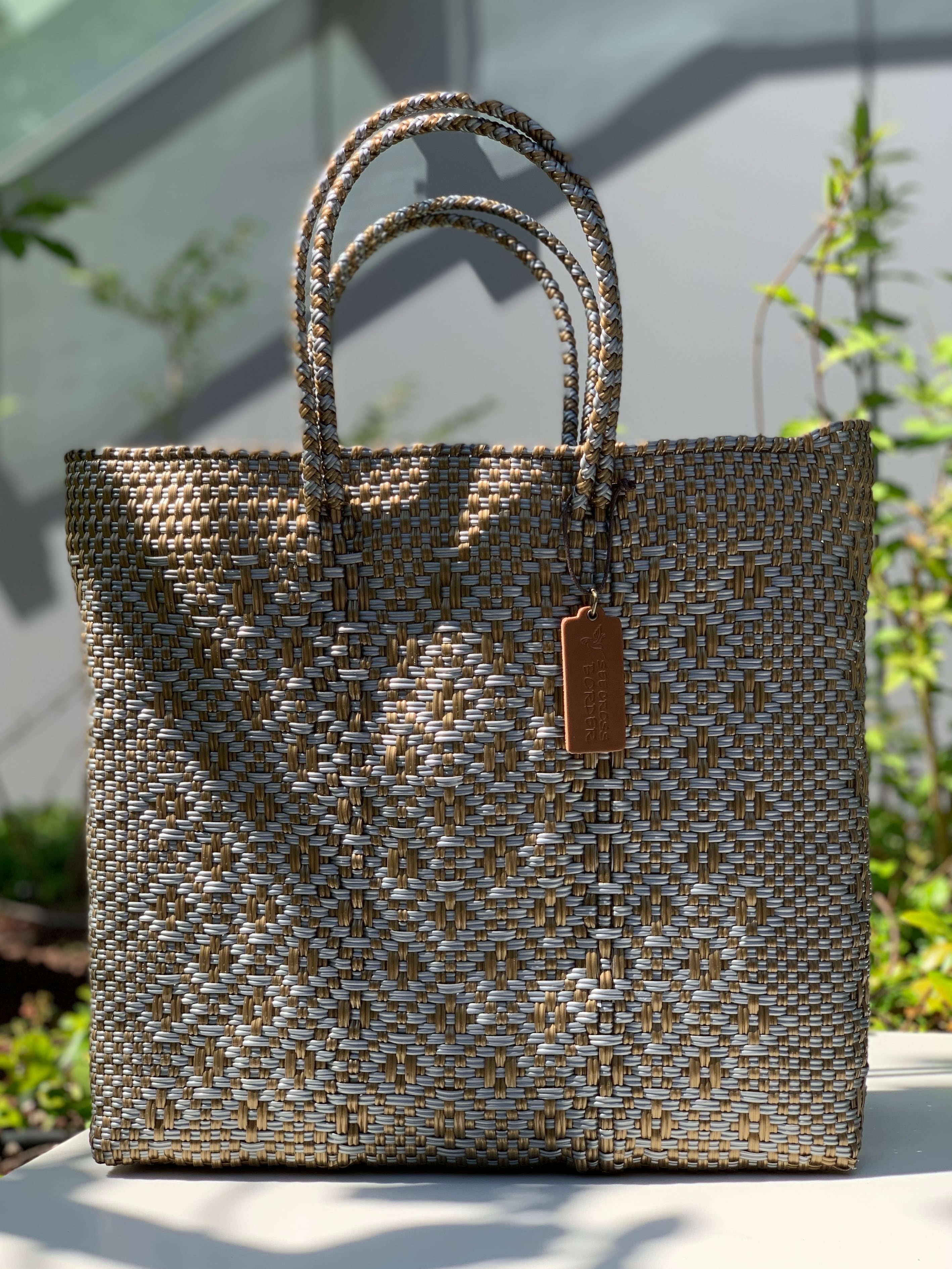 M Mercado Bag (Normal handle) Gold/Silver | SEE CROSS BORDER 人気