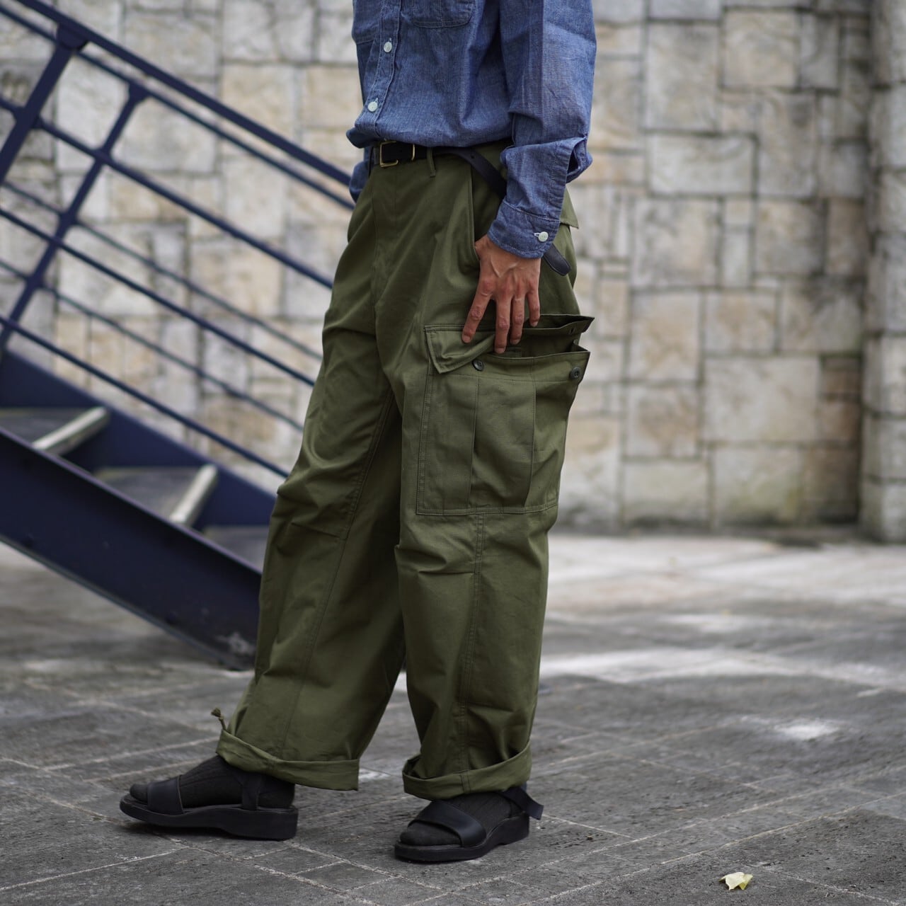 KENNETH FIELD(ケネスフィールド) /RESTOCK V6P -OLIVE-