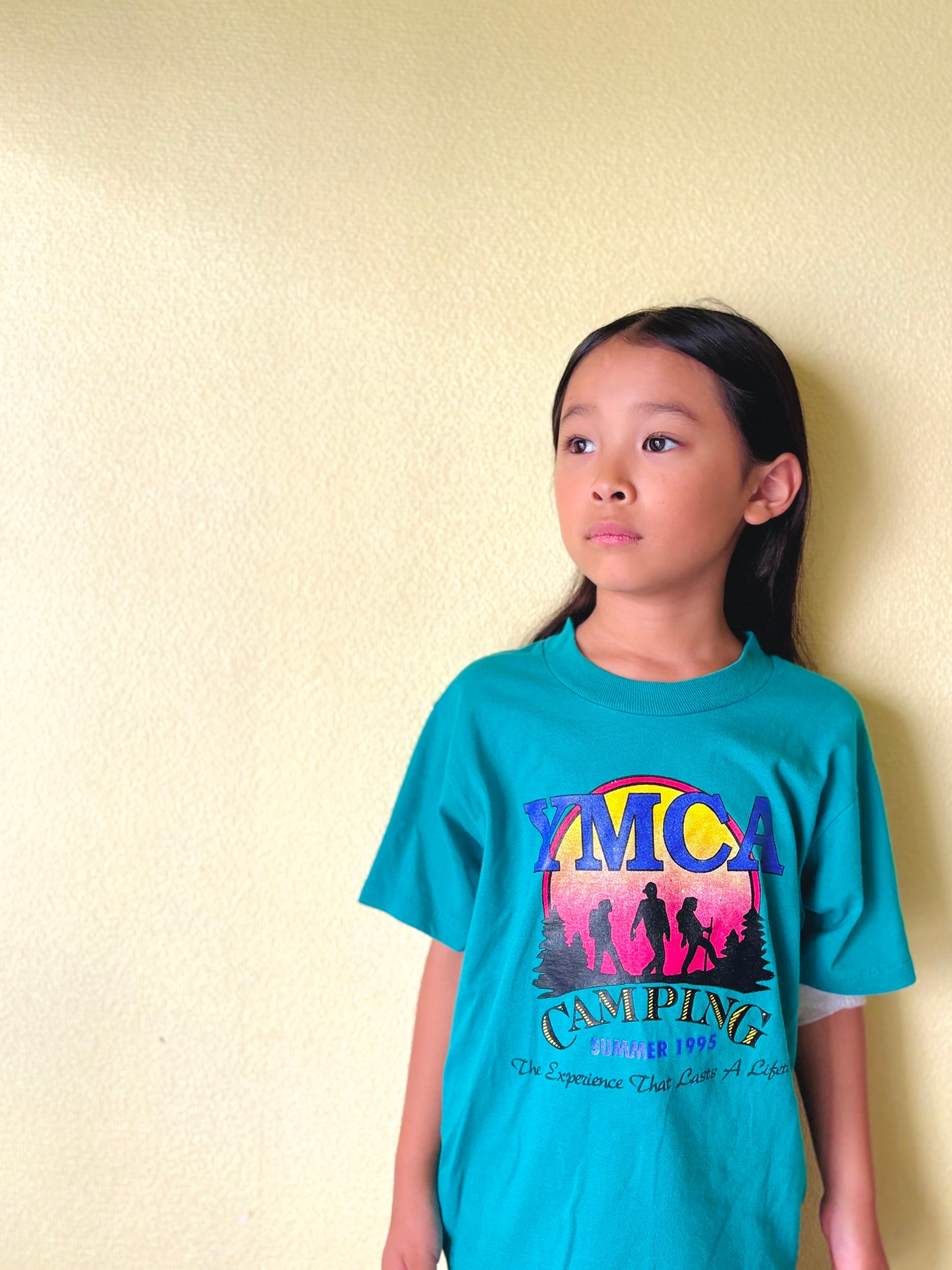 【KIDS vintage】 90's vintage YMCA T-sh. size:6-8y
