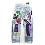 【denimPT19】再構築 ペイントデニムパンツ REMAKE DENIM Peint PANTS