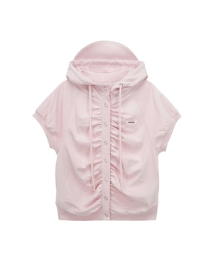 [hug your skin] Shirring snap button vest (pink) 正規品 韓国ブランド 韓国ファッション 韓国代行 日本 店舗 hugyourskin hug ハグユアスキン