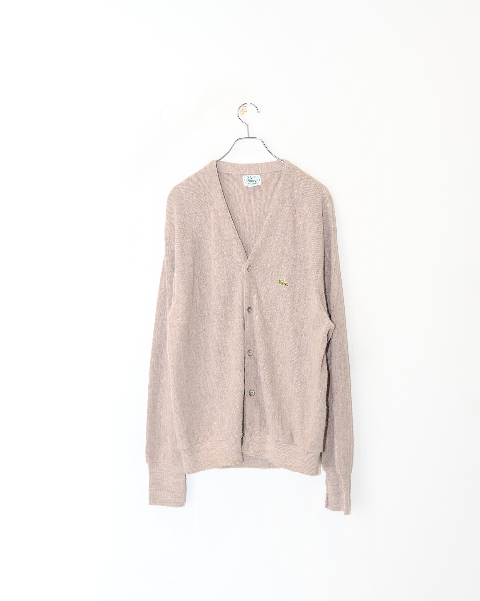 90s LACOSTE CARDIGAN / made in USA