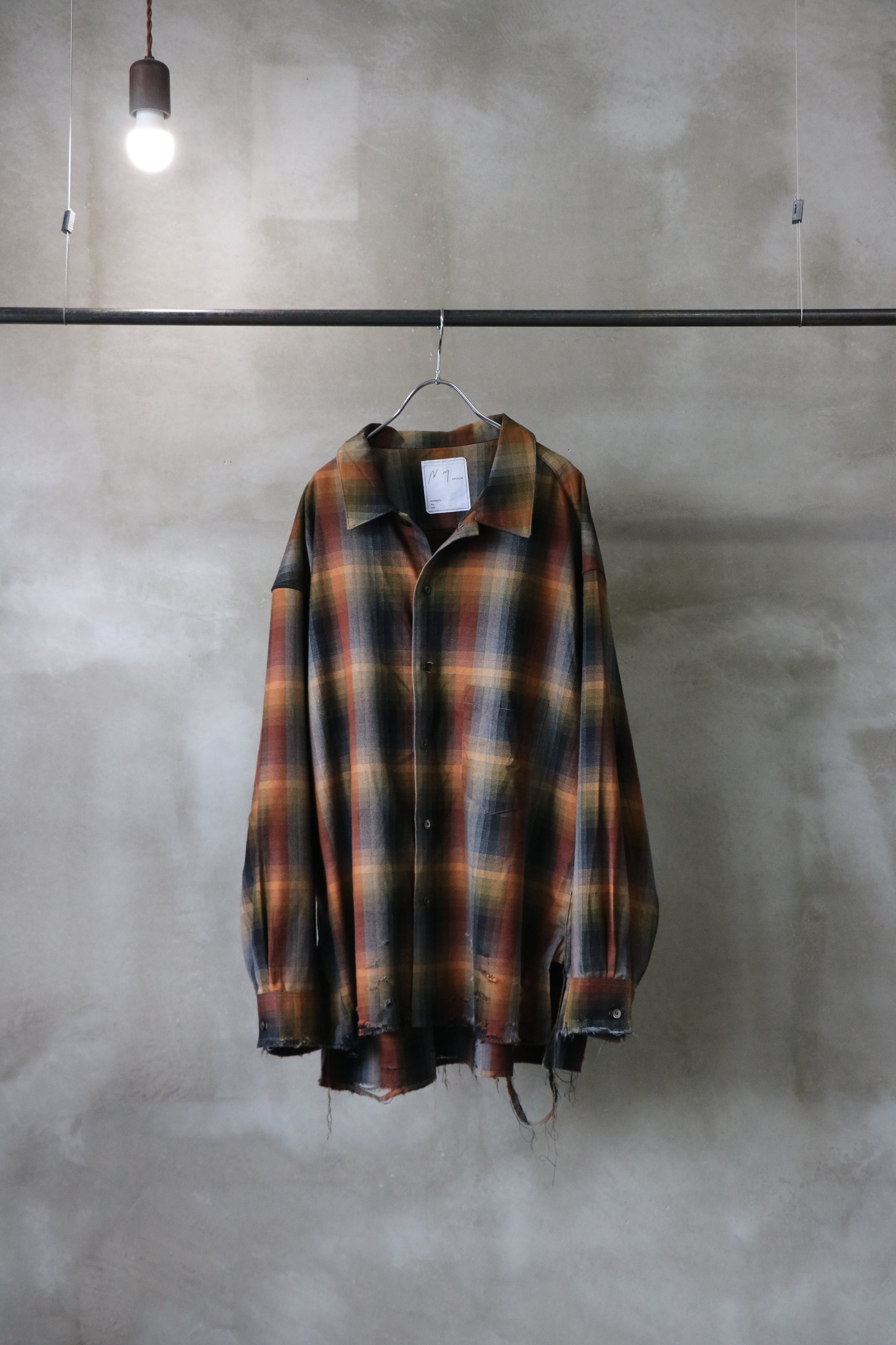 Restock】Ancellm / R/C CHECK CRASH LS SHIRT / ANC-SH39 