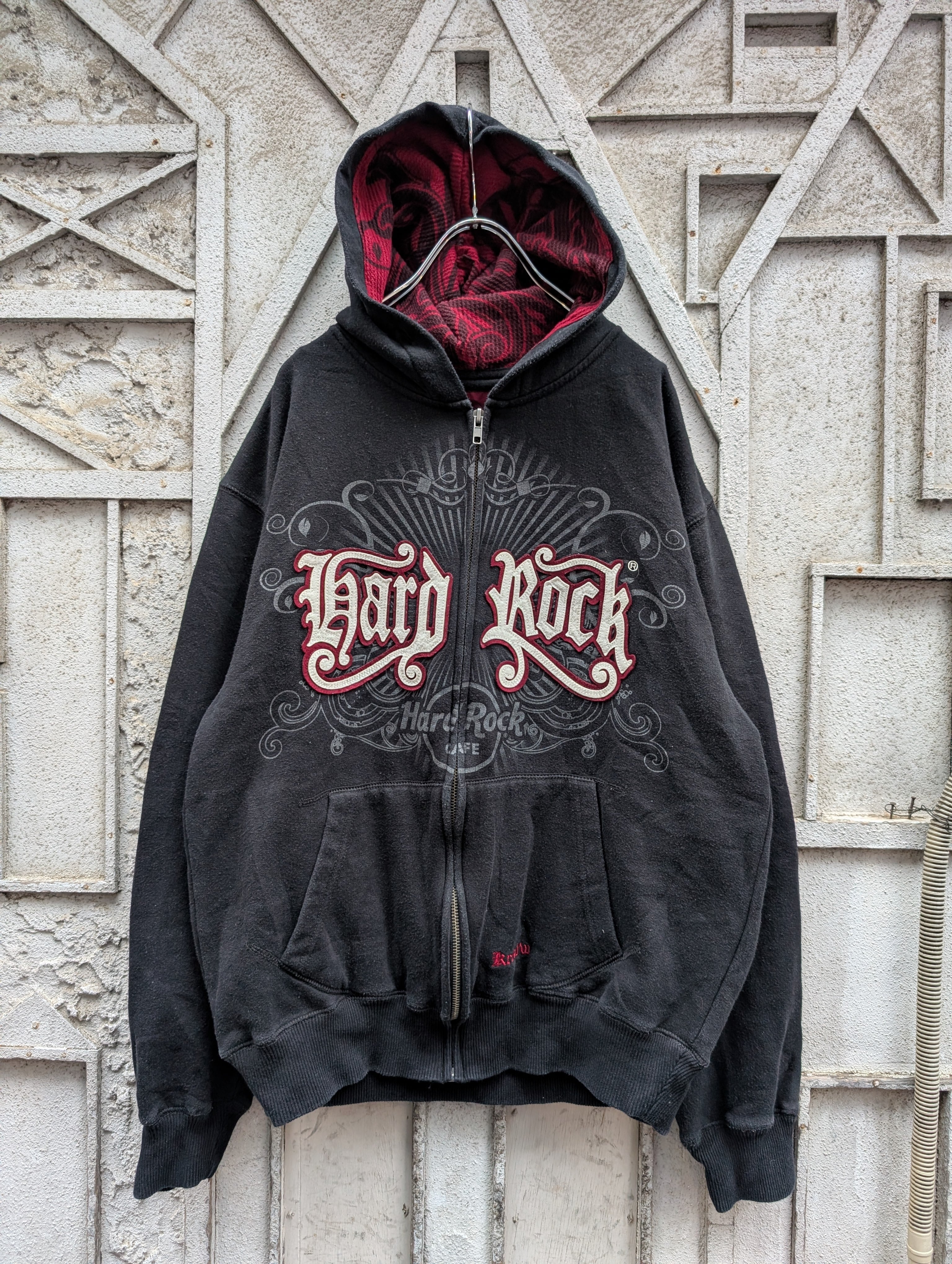 "HARD ROCK CAFE" zip up hoodie