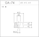 GA-74（NR 黒）10個