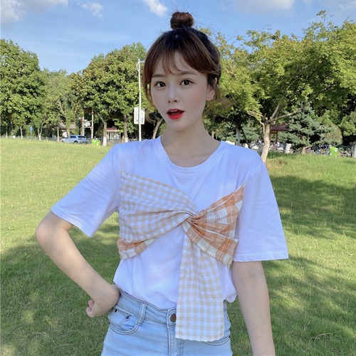 ✞ Tシャツ シャツブラウスラウンドネックツーピースカラー ステッチ ✞ゴスロリ SM ミリ 甘ロリ クラロリ 和ロリ エレガント 黒ロリ 姫ロリ 華ロリ BB-BB0389619