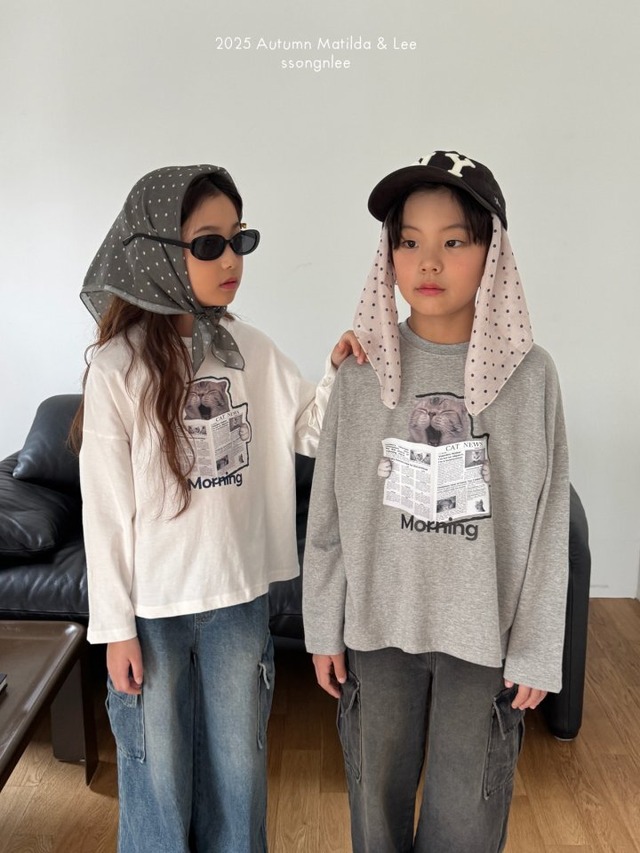 【即納/115.125】matilda&lee/cat newsT