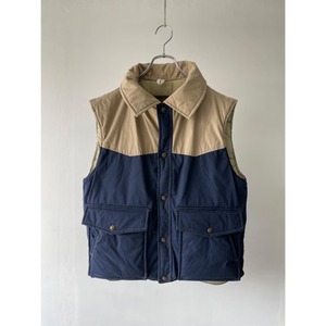 -eddie bauer- 80's 2tone down vest