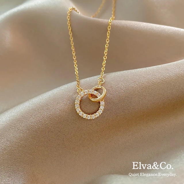 Linked Circle Necklace（リンクドサークルネックレス）