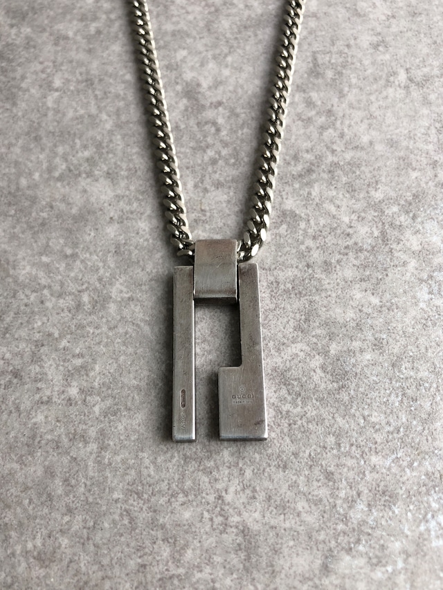 GUCCI グッチ ネックレス シルバー Gモチーフ 925 vintage ヴィンテージ オールド h2i3y7