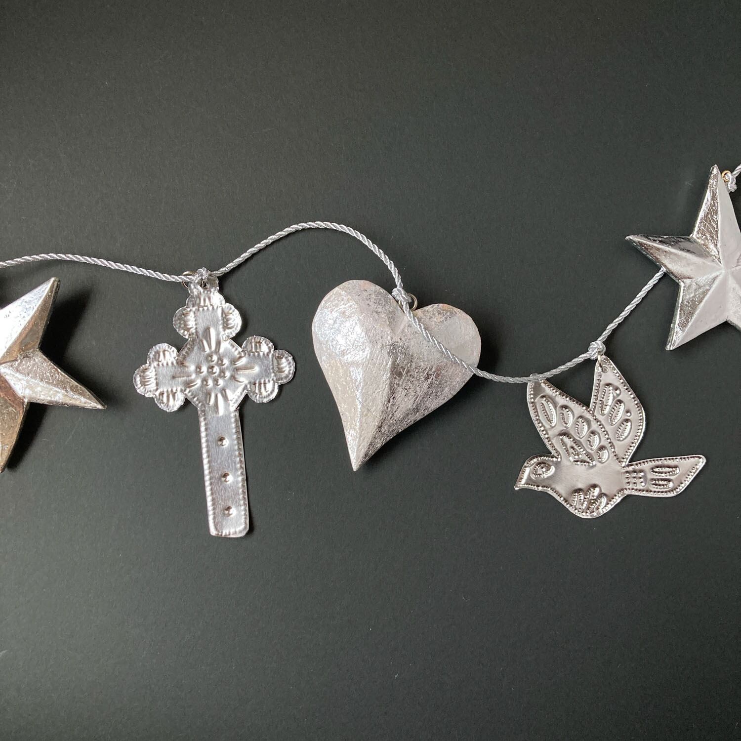 Duaオリジナル ガーランド 星とハートmix | Dua-アクセサリーパーツ