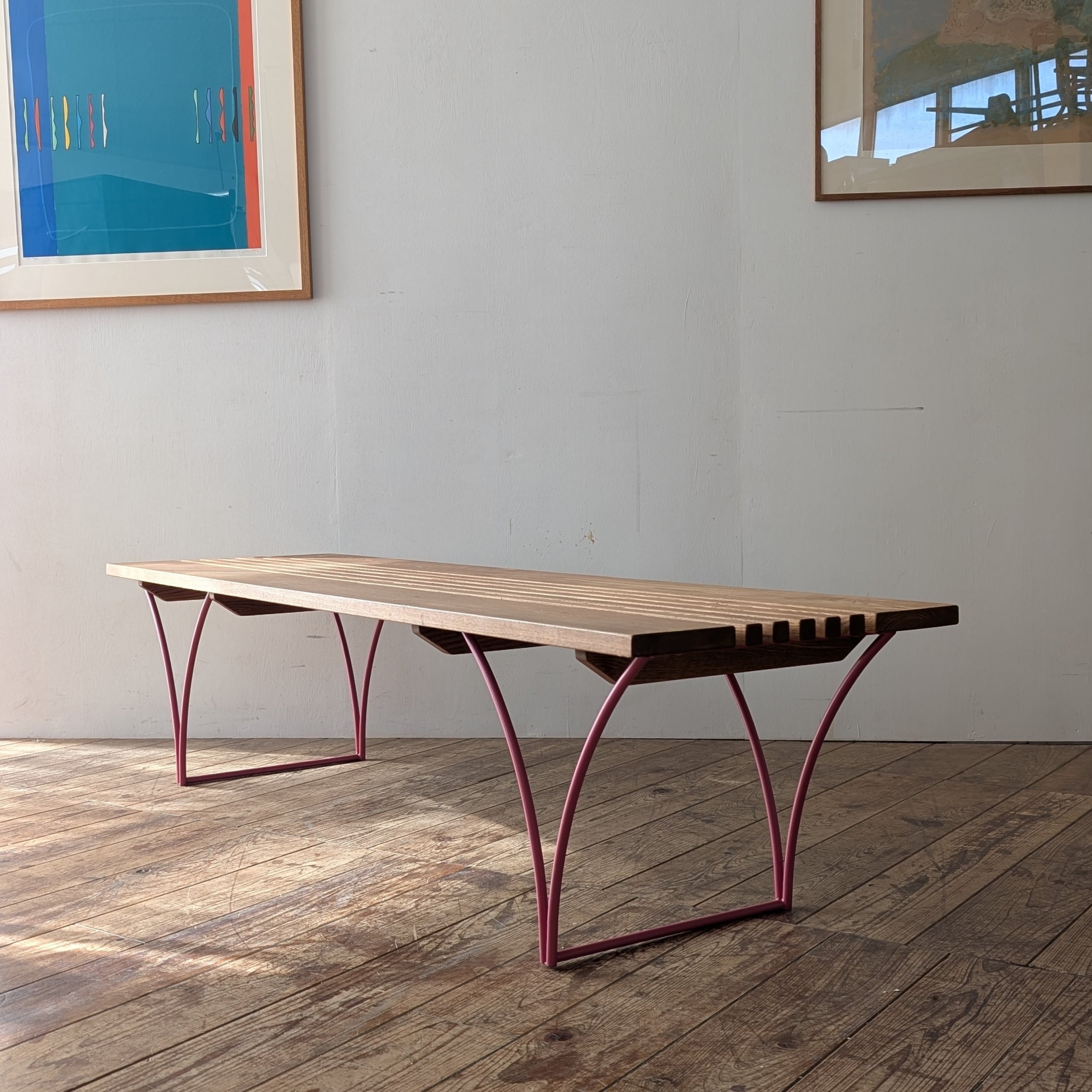 Used ペデスタル コーヒーテーブル 一本脚 ブラック Duplo 廃番 美品