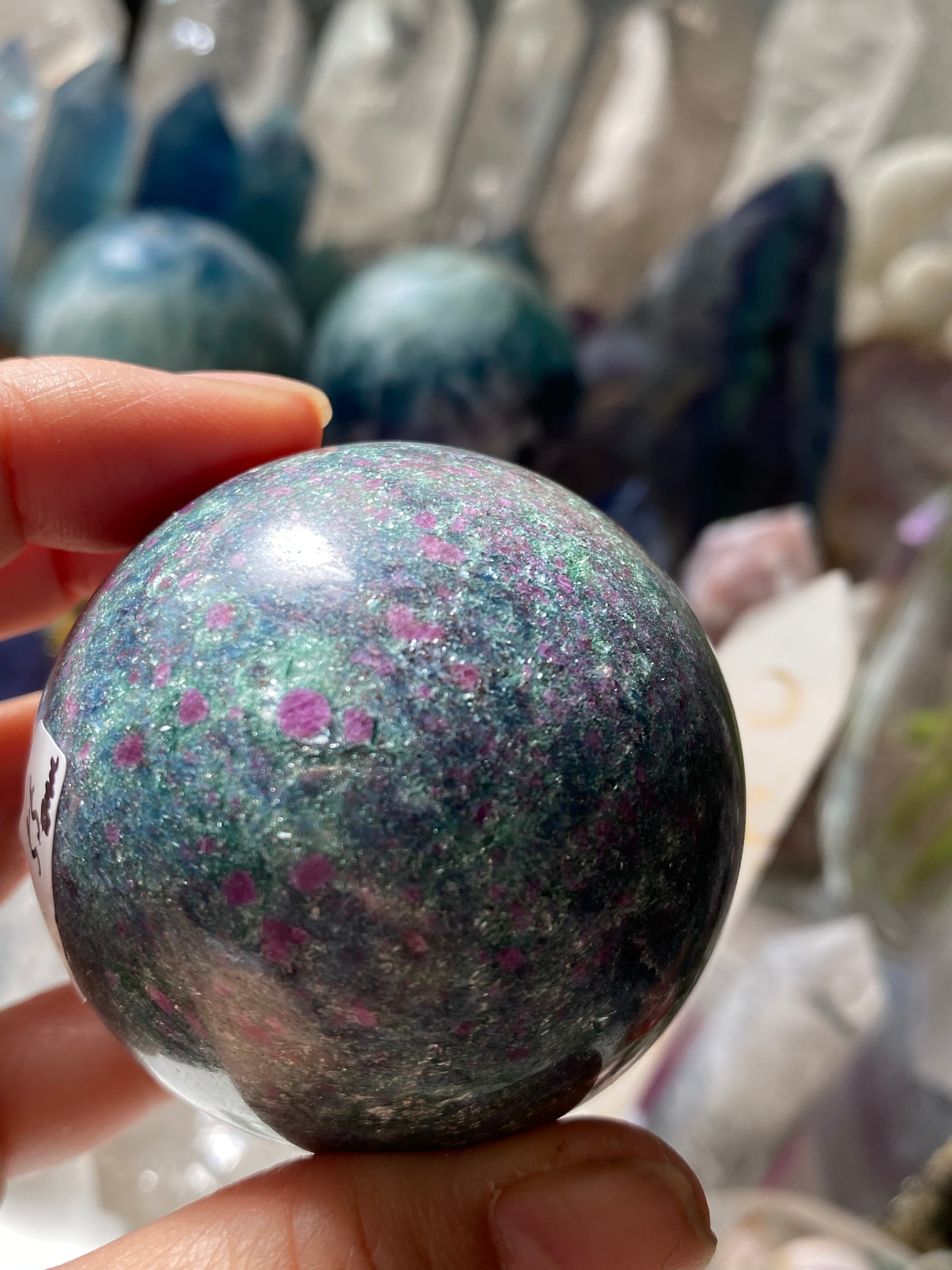 レア⭐︎ルビーインカイヤナイト&フックサイト 55mm | Moon Crystal レア⭐︎ルビーインカイヤナイト&フックサイト 55mm | Moon Crystal