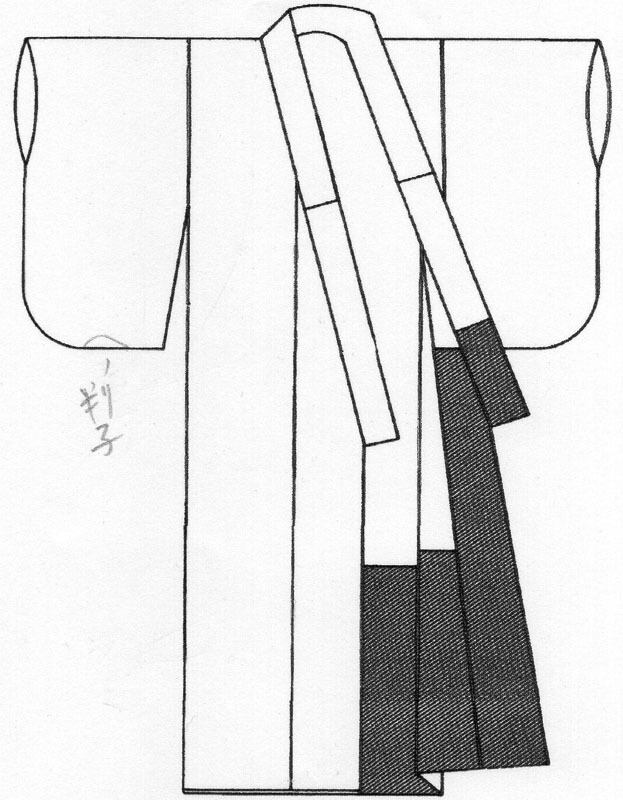 白黒のこまかな格子に花菱調　アンティーク銘仙 白黒のこまかな格子に花菱調 アンティーク銘仙 | アンティーク