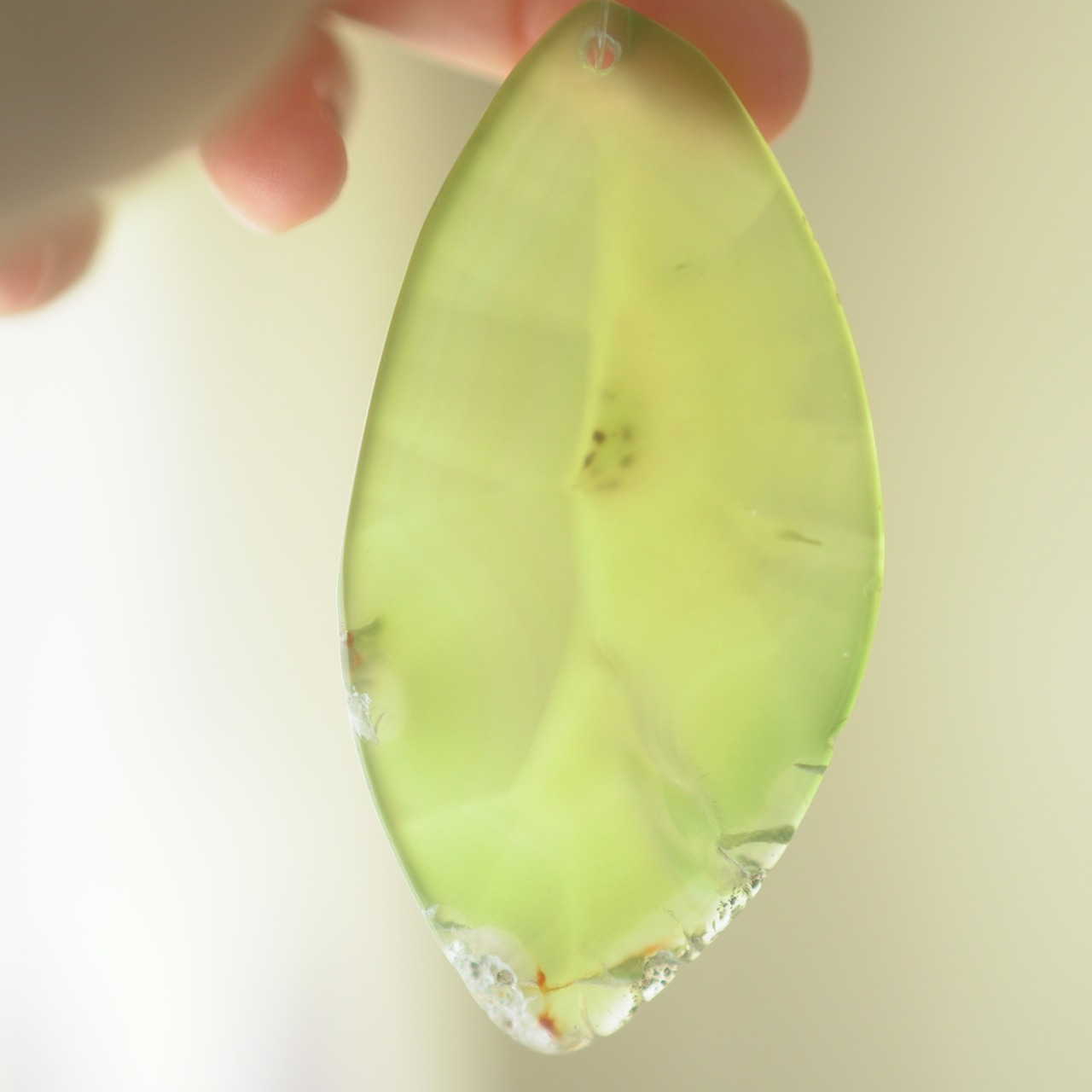 Spring Green 05 - アゲートヒーリングチャイム / Agate Sun Catcher Wind Chime 653