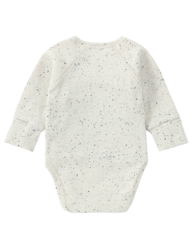 Organic Kimono Bodysuit L/S  [ Quinoa ] / SUSUKOSHI   [ススコシ オーガニック 新生児 服  肌着 出産準備]