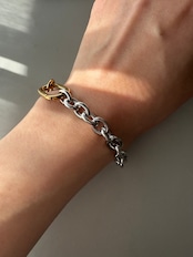 リンクアクセントブレスレット