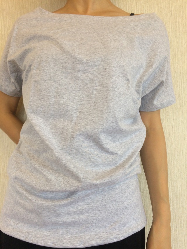 ルーズトップTシャツ（WHITE MISTY）