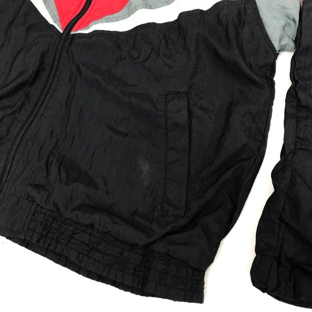 CHAMPS STYLE 90年代 シワ加工 切り替え ナイロンジャケット CHAMPS STYLE 90年代 シワ加工 切り替え ナイロンジャケット