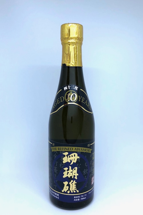 珊瑚礁１０年古酒４３度５００ｍｌ