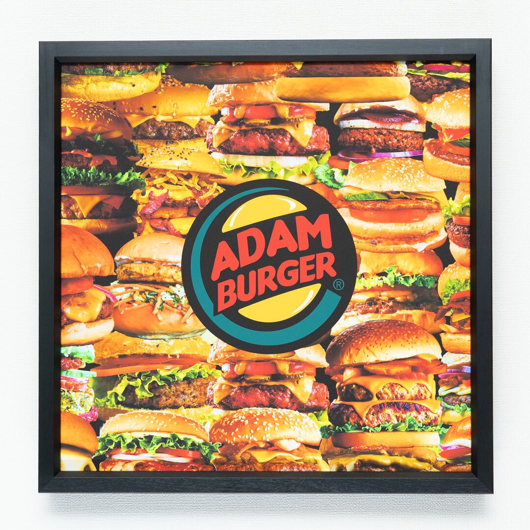 ハンバーガー柄。オーダー受付中。 KING ADAMBURGER | ADAM WORKS ONLINESTORE