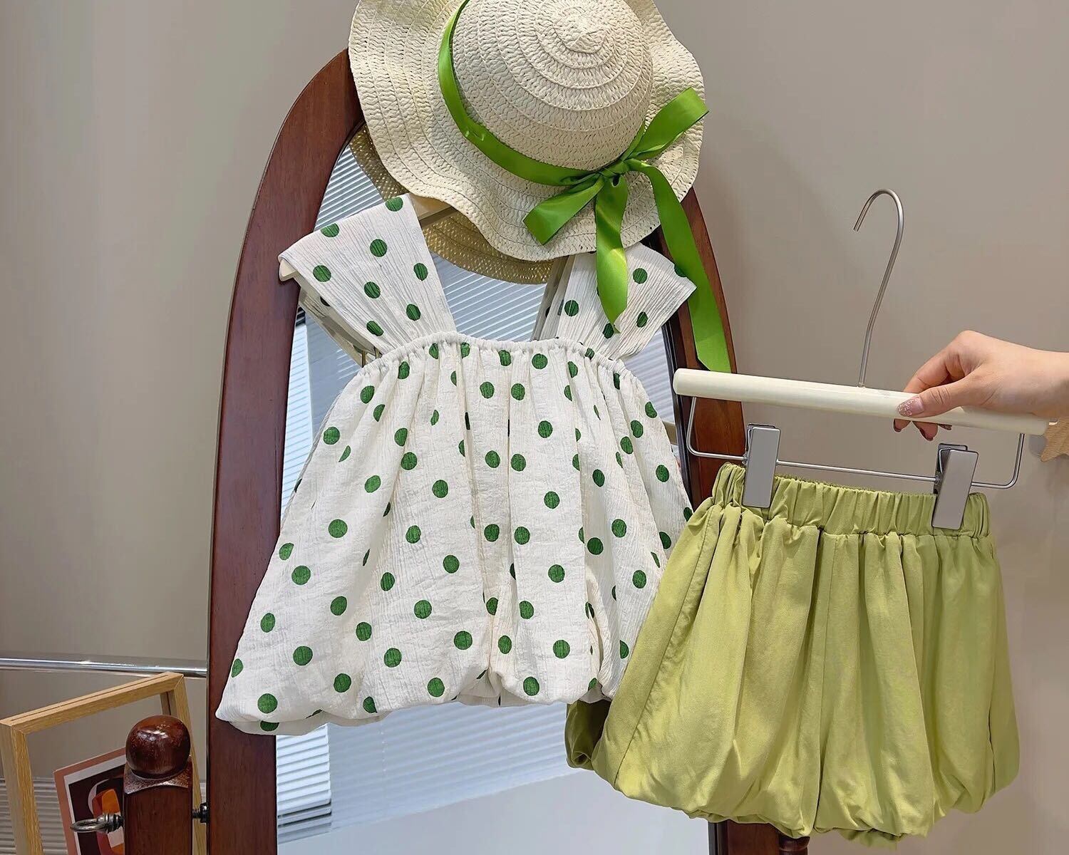 3点セット / ノースリーブ / ハット / ドット / 90~140