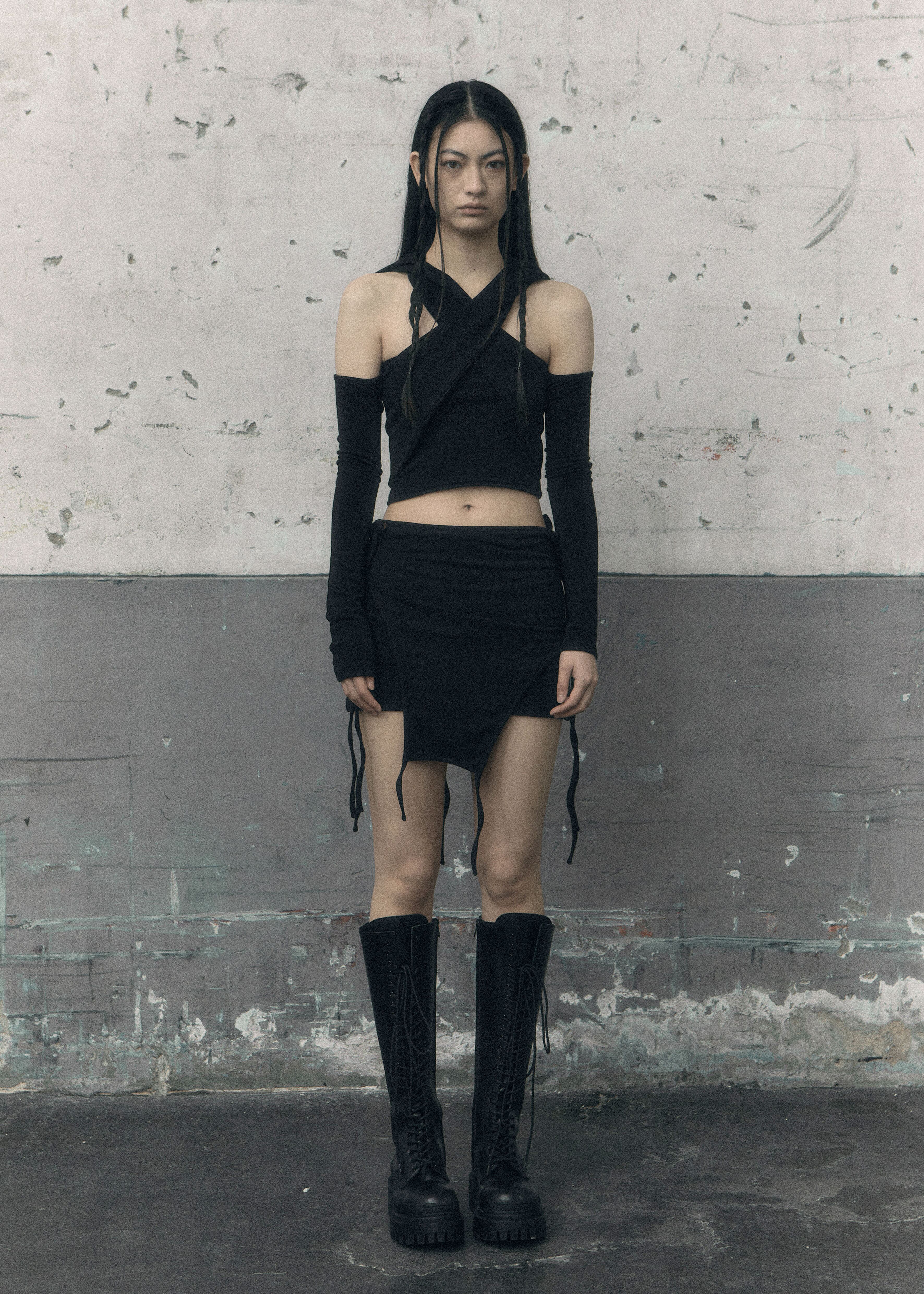 スカート BOHEMSEO bohemian seoul CROSSOVER SKIRT BOHEMSEO bohemian seoul CROSSOVER SKIRT