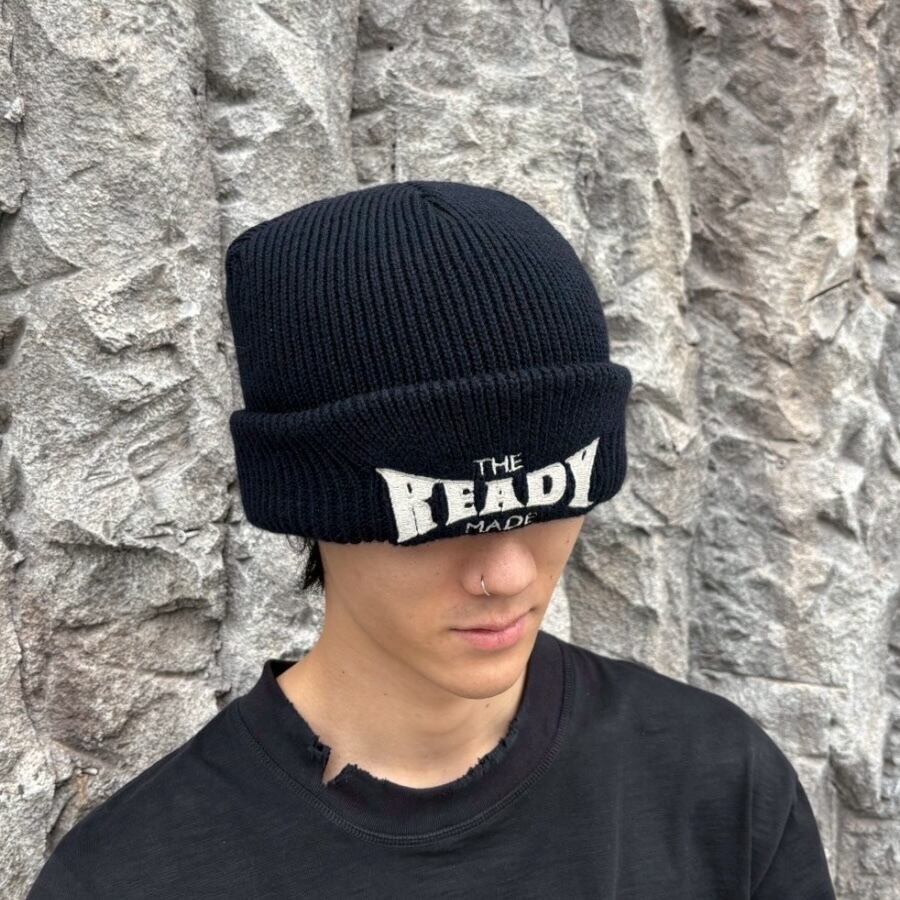 READYMADE】RE-WO-BK-00-00-291/RCYCL WOOL KNT CAP/BK | AYIN