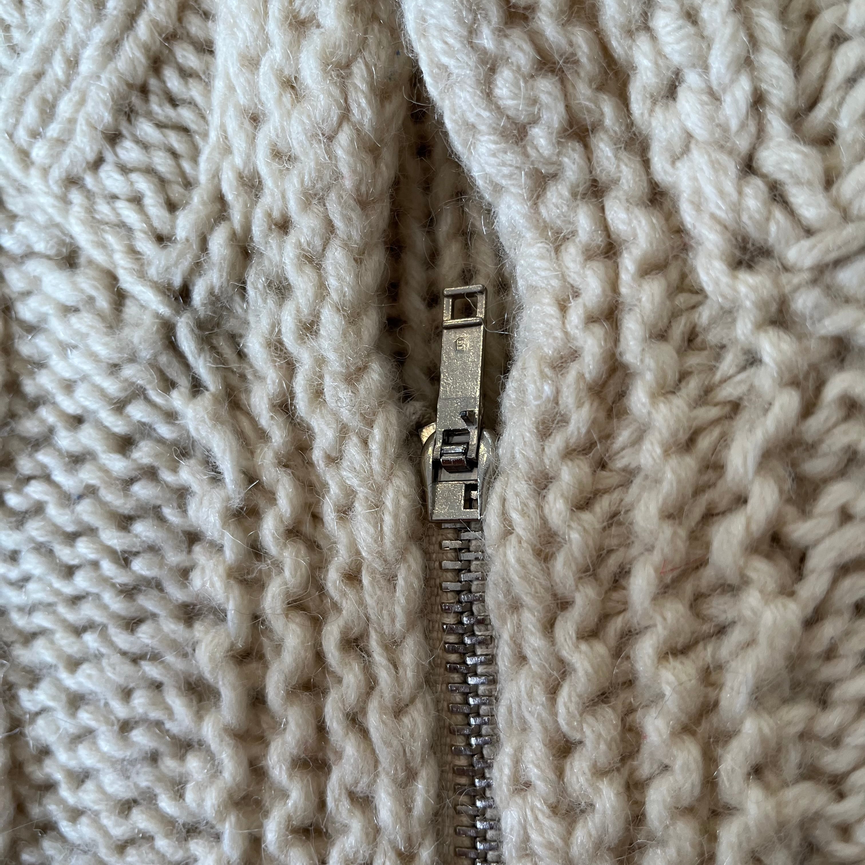 vintage zip up Knit