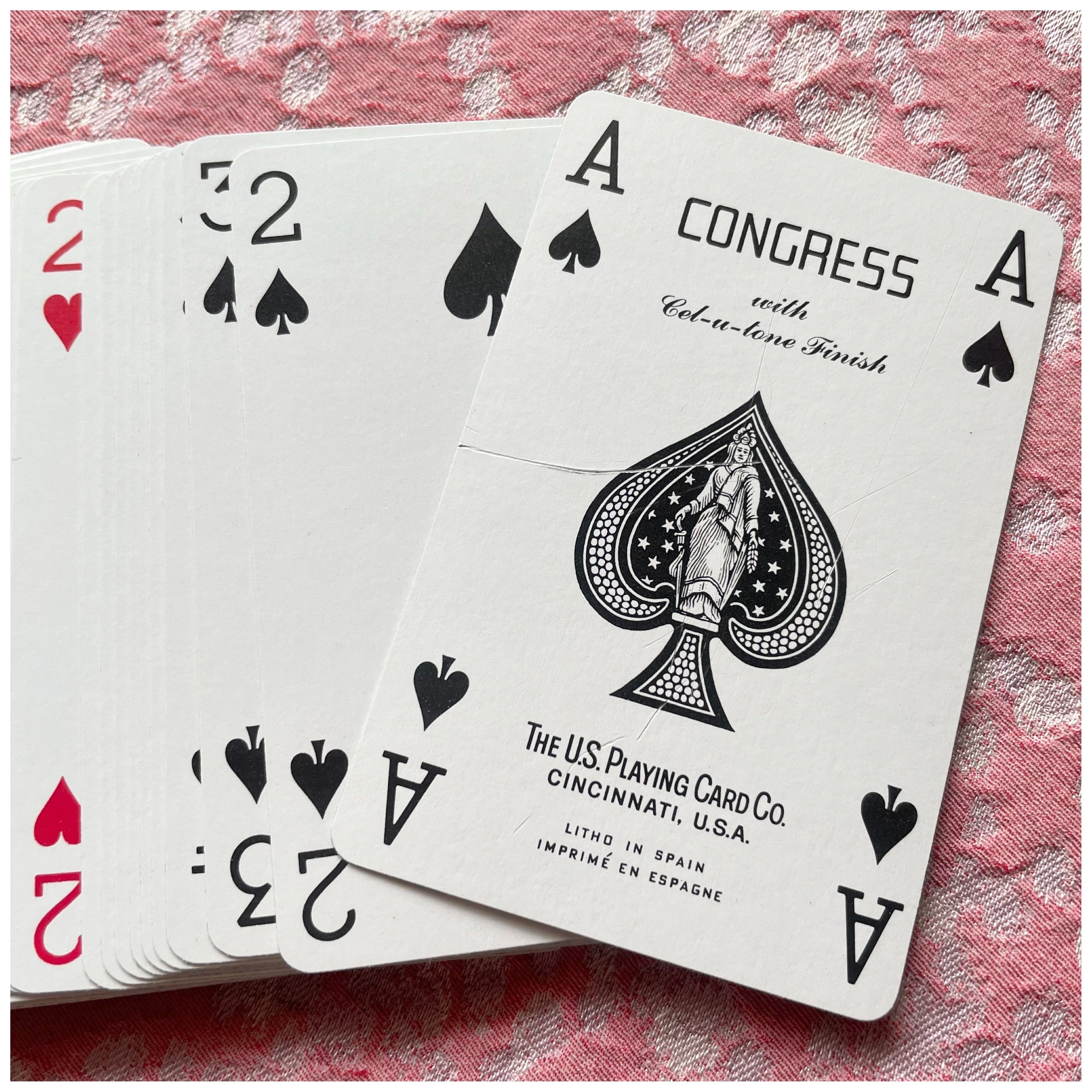 フランス買付 ヴィンテージ トランプ カードゲーム ダブルセット お