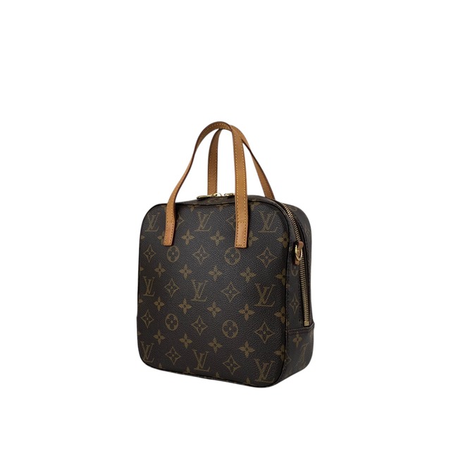 LOUIS VUITTON ルイヴィトン スポンティーニ モノグラム ショルダーバッグ ブラウン PVCレザー 2way M47500 vintage ヴィンテージ オールド 8y7es4