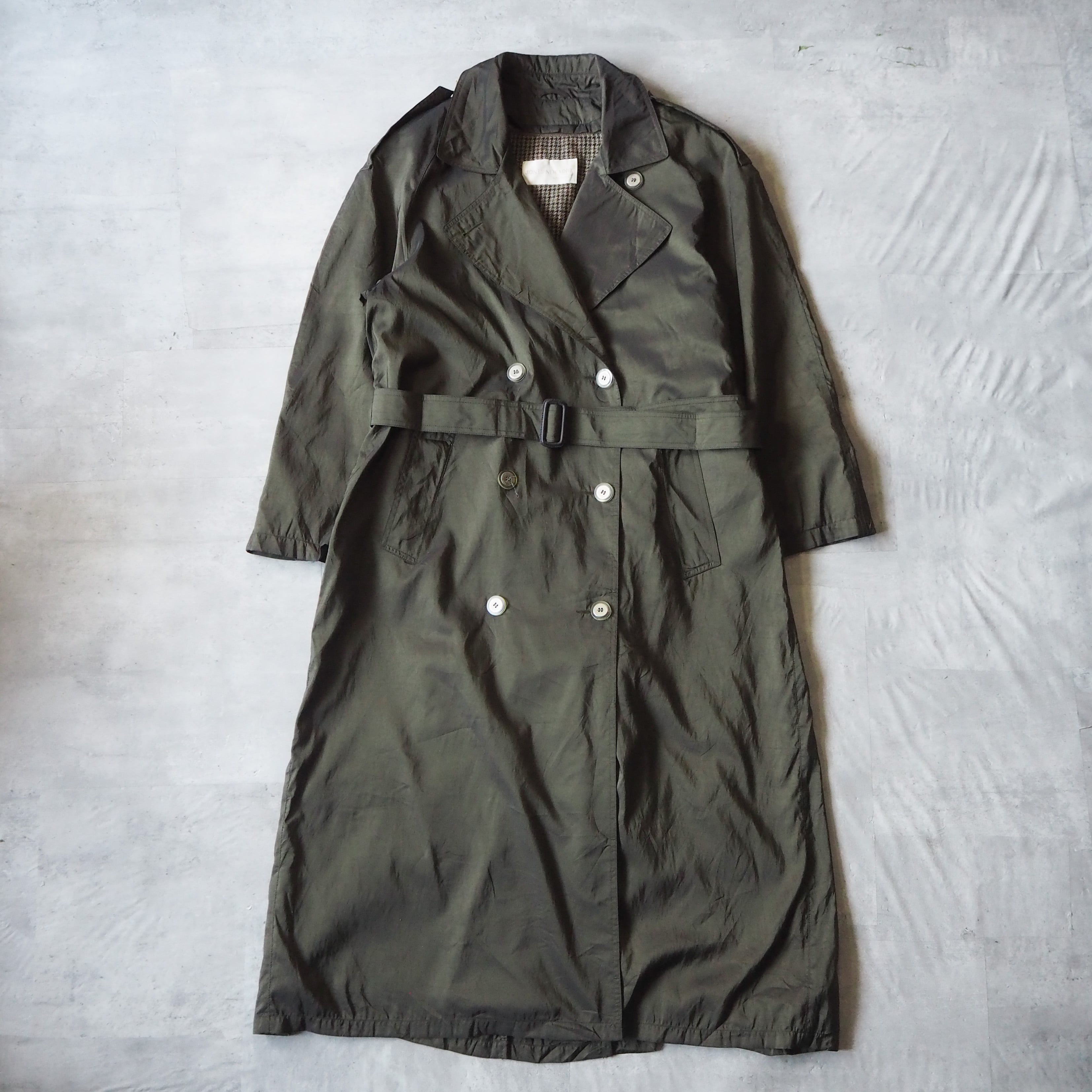 80s “JONES NEW YORK” iridescent trench coat made in USA 80年代 