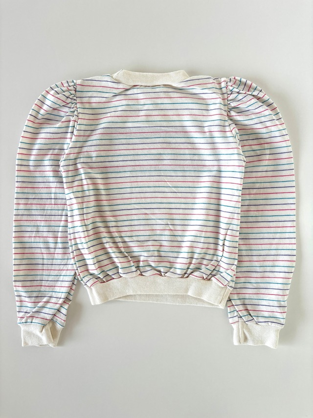 【4-5T相当・vintage】ハートボーダーロンtee