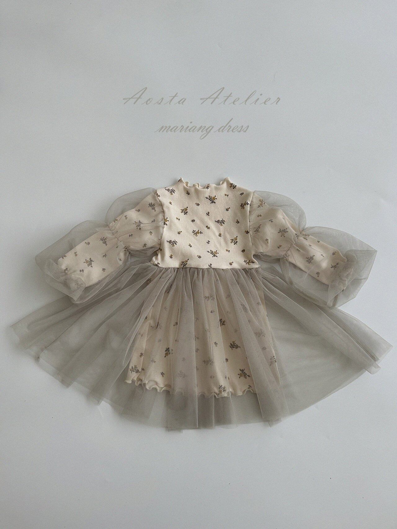 sold out»«Aosta» Camellia dress カメリアワンピース 3colors | 子供