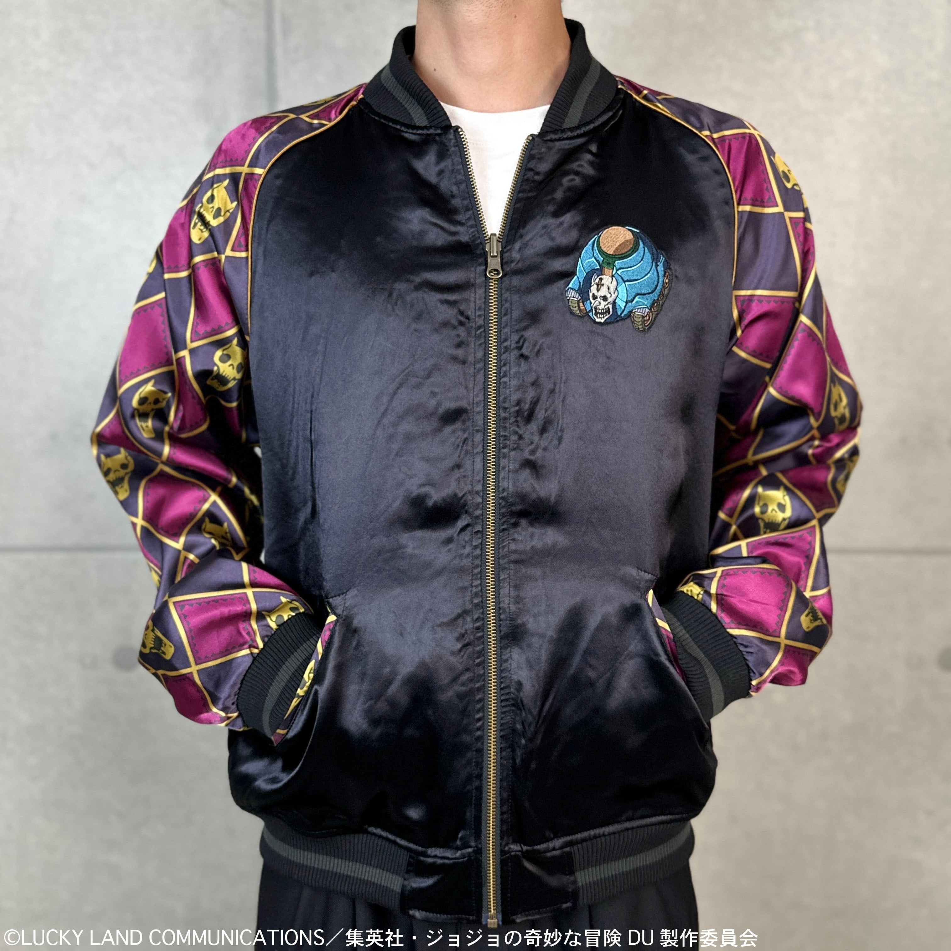ジョジョの奇妙な冒険 吉良吉影リバーシブルスカジャン 「ダイヤモンド