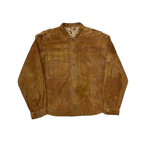 Euro Vintage - Punching Suede Work Jacket (size-L) ¥24000+tax