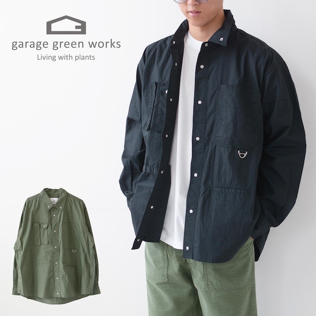 garage green works [ガレージグリーンワークス] TOOLS BAG TYPEWRITER SHIRT [GRG231203] ツールバッグタイプライターシャツ・ガーデニング・園芸・ワークウェア・ミリタリーウェア・機能的ウェア・MEN'S / LADY'S [2023SS]