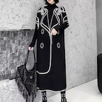 Reversible Knit Sweater Dress | Elegant, Slim-Fit (ME254)