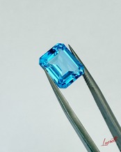 Natural Blue Topaz 6.35ct Loose Gemstone｜天然ブルートパーズ 6.35ct ルース【LE-0055】